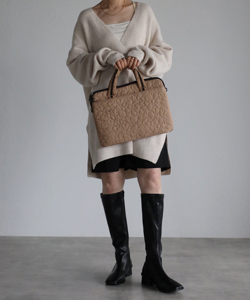 【雑誌掲載】星柄PC ハンドバッグポーチセット 12-1007